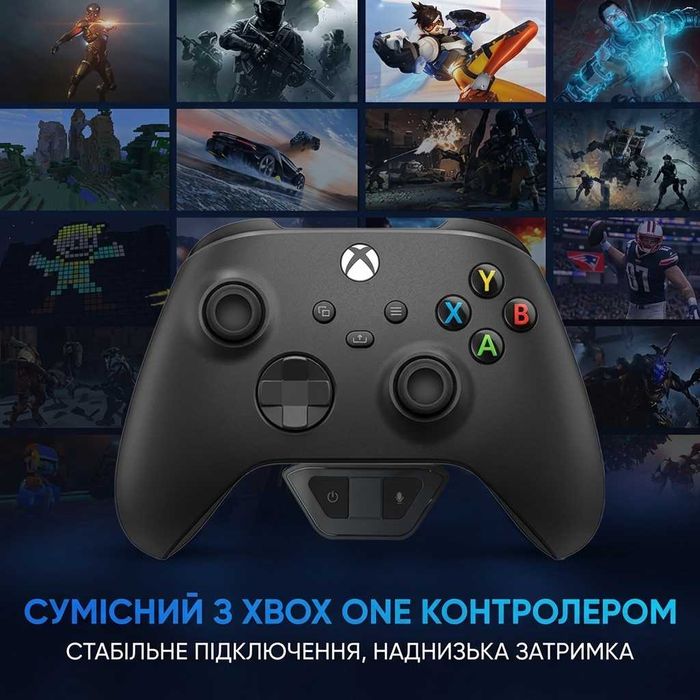 Бездротові ігрові навушники для Xbox CORO (Версія 2.4G + 7.1 Surround, LED) для консолі