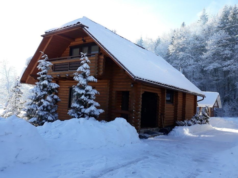 Здається дервяний будинок з банею все є