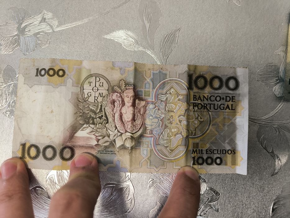 Notas de Escudo anos 80