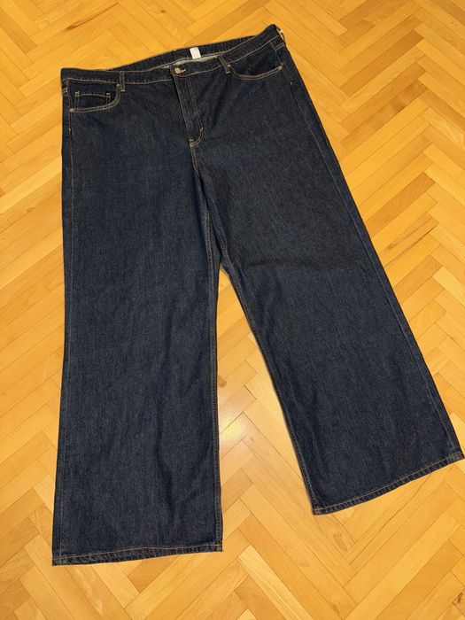 Жіночі широкі джинси 5XL, 54 38, 40 H&M сині wide