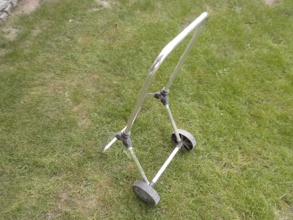 wózek transportowy ogrodowy wąż lub inne aluminium - składany