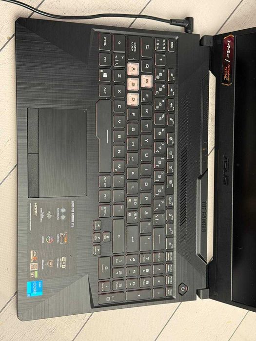 Asus FX506H i5-11400H 16ram ddr4 RXT 3050 4gb ssd 512 144hz