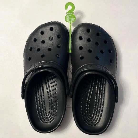 Шльопанці крокси чорні Crocs Classic