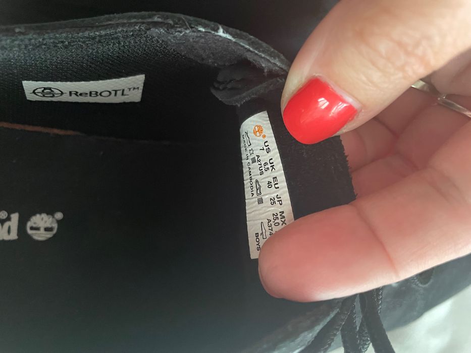 Buty Timberland czarne 40