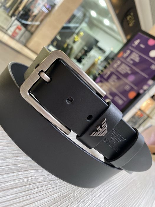 Ремень мужской кожаный (ar857)/ ремінь чоловічий шкіряний