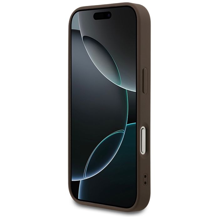 Etui do iPhone 17 Pro Guess 4G Classic brązowy