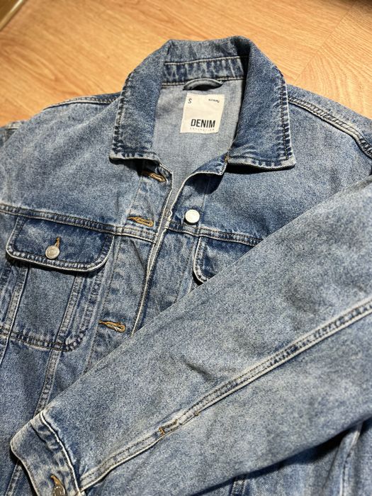 Подовжена джинсова кофта