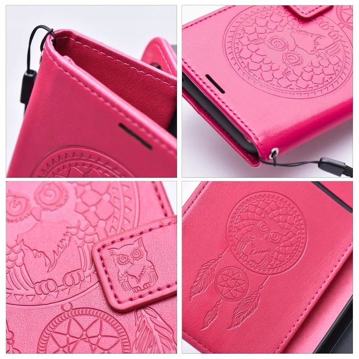 ETUI Kabura MEZZO Book do XIAOMI Redmi 14C łapacz snów magenta