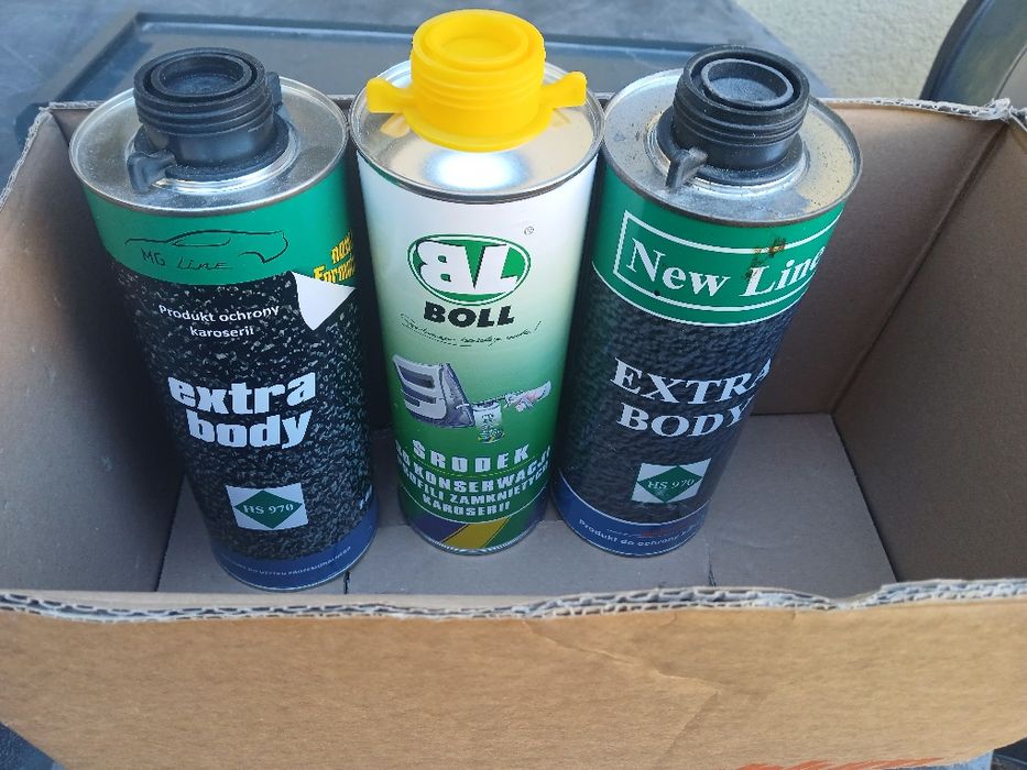 Wosk i baranek do zabezpieczenia podwozia