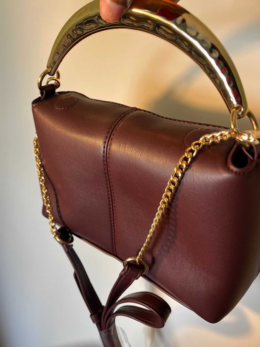 Mala crossbody Bordô