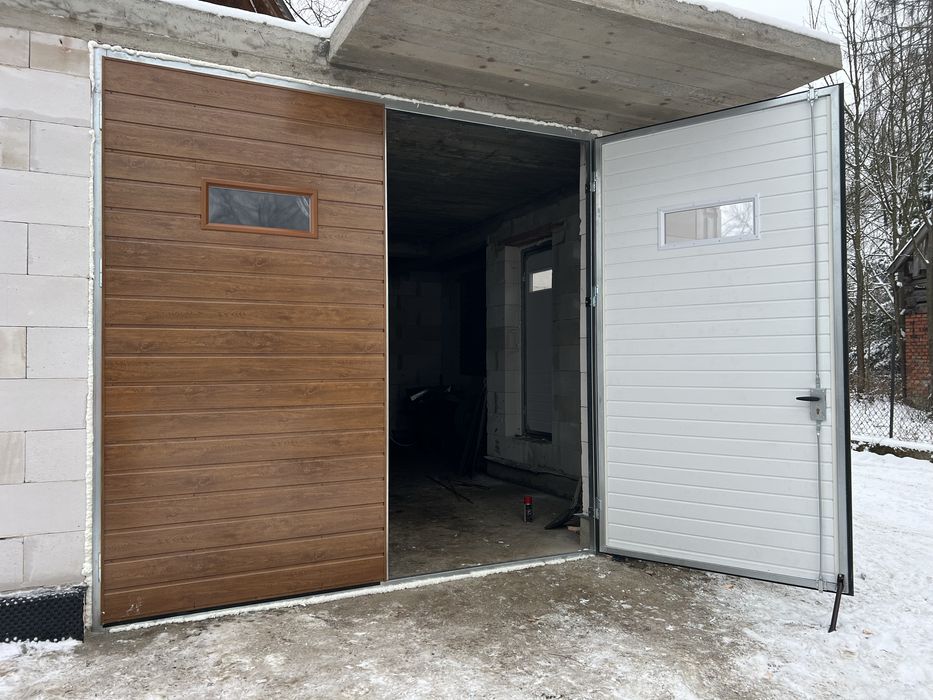 BRAMY GARAŻOWE ( uchylne  i dwuskrzydłowe), DRZWI STALOWE NA WYMIAR!