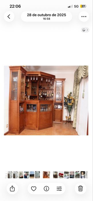 Bar de canto madeira