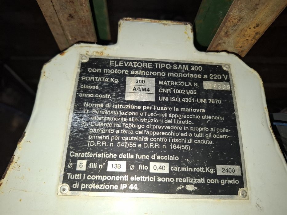 Guincho  de Portico 500kg