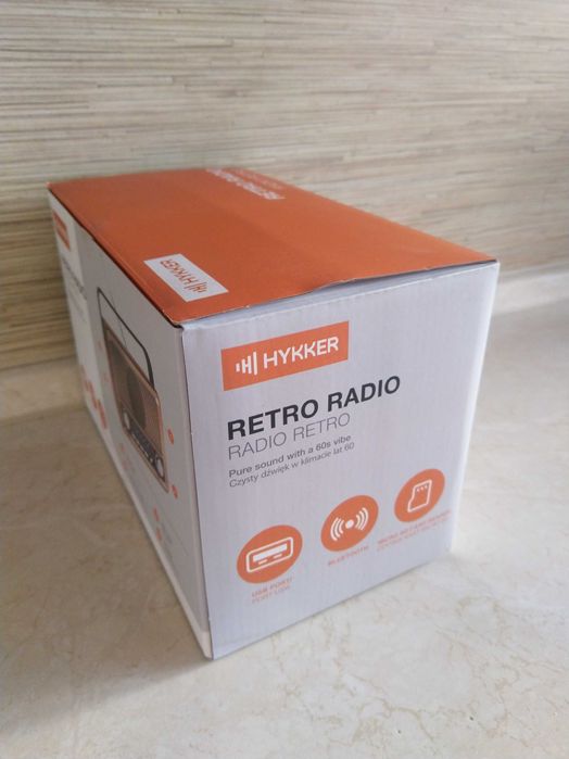 HIT Radio retro sieciowe na usb bezprzewodowe akumulatorowe 2w1 KURIER