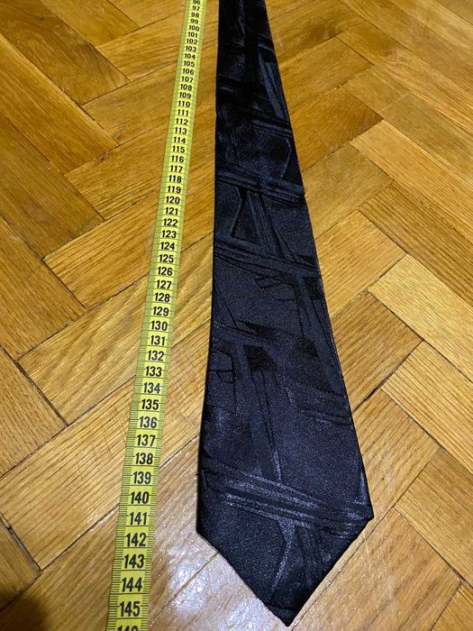 Галстук черный корея artificial silk