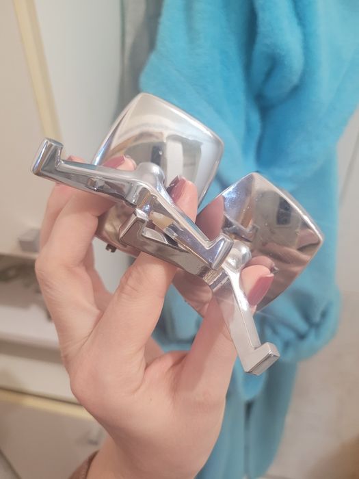 Zestaw 3 wieszaków łazienkowych