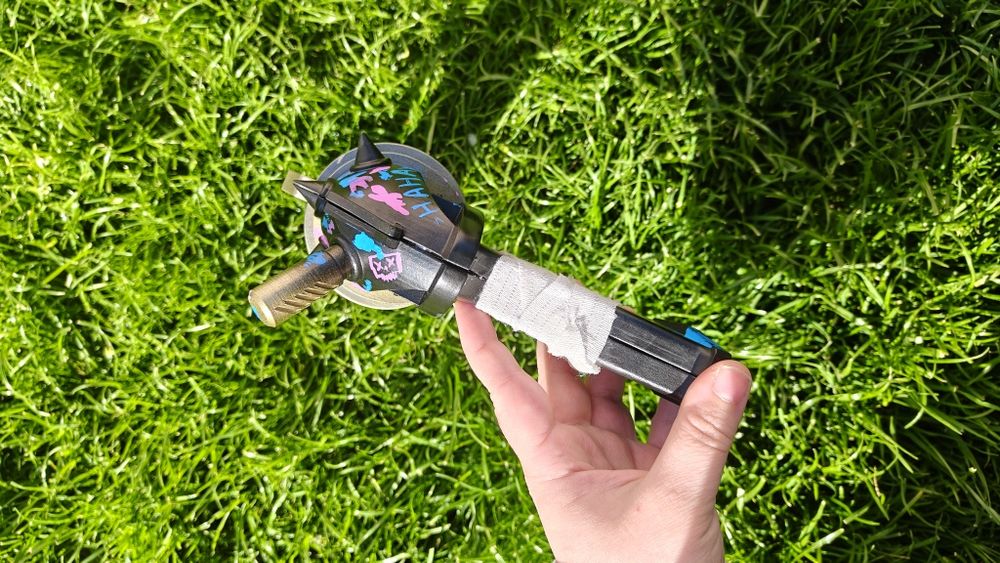 Jinx pistolet | cosplay | 3D | ręcznie malowany