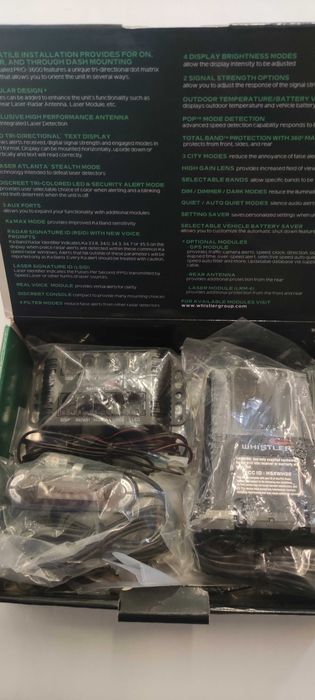 Antyradar Whistler PRO 3600