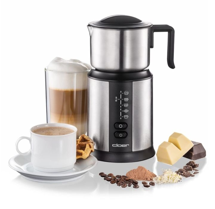 Cloer 7789 spieniacz do mleka indukcyjny 450 ml stal 500 W