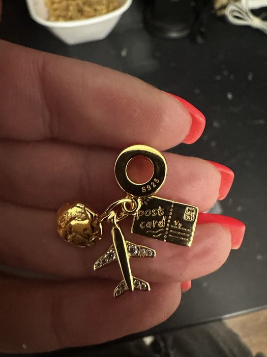 Charms samolot podróże list ziemia