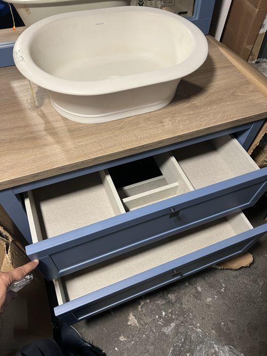 Movel casa banho Novo C/ Tampo + Espelho