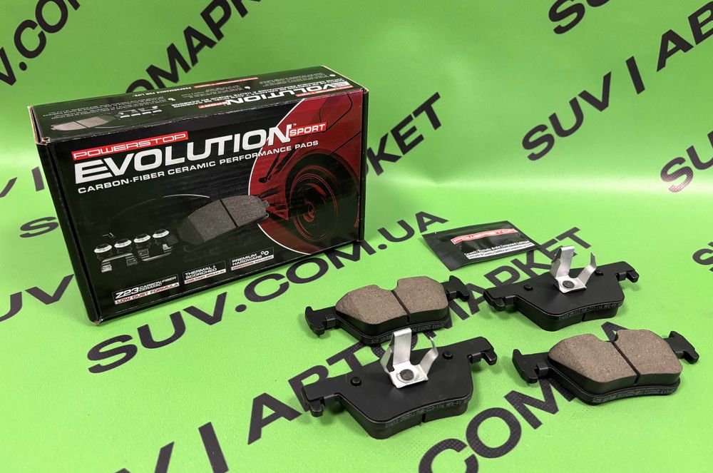 Колодки гальмівні передні Power Stop BMW F30 F31 F32 F25 F26 карбоно-кераміка Z23 23-1561 / задні колодки диски