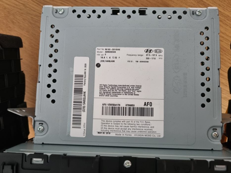 Radio Hyundai Tucson 3   96160-D31004X