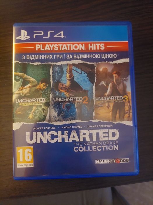 Диск для PkayStation 4 Uncharted The Nathan Drake Collection