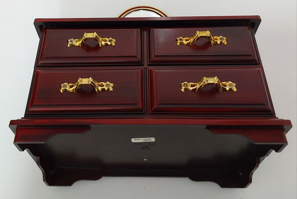 GUARDA JÓIAS VINTAGE,NOVO.MÚSICA E BAILARINA DANÇA.Casa,Quarto,Jóias.