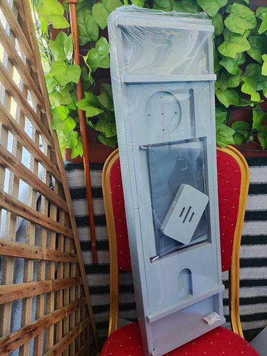 Regulowana Półka Na Wannę Organizer Bambus szara na wannę rozsuwana