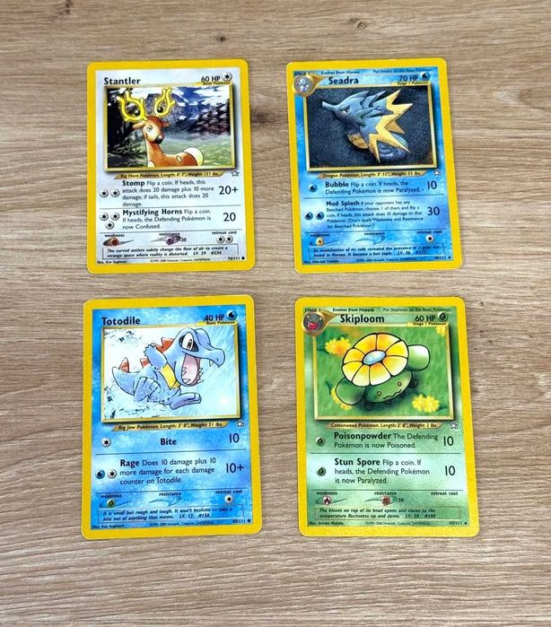 Neo Genesis Cartas Originais Pokémon TCG WOTC - ING