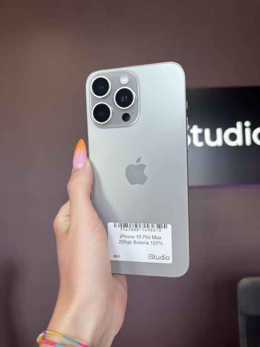 RATY 0% iPhone 15 Pro Max 256 GB BATERIA 100% GWARANCJA 12 miesiecy !!!