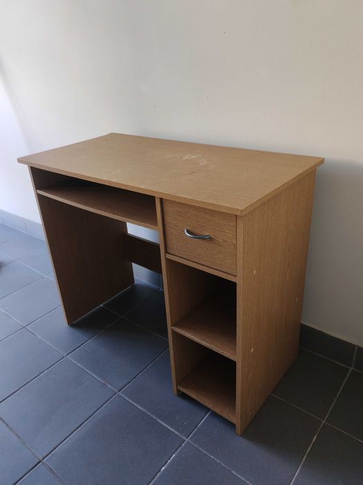 Secretária Compacta com Gaveta | 90x75x45 cm