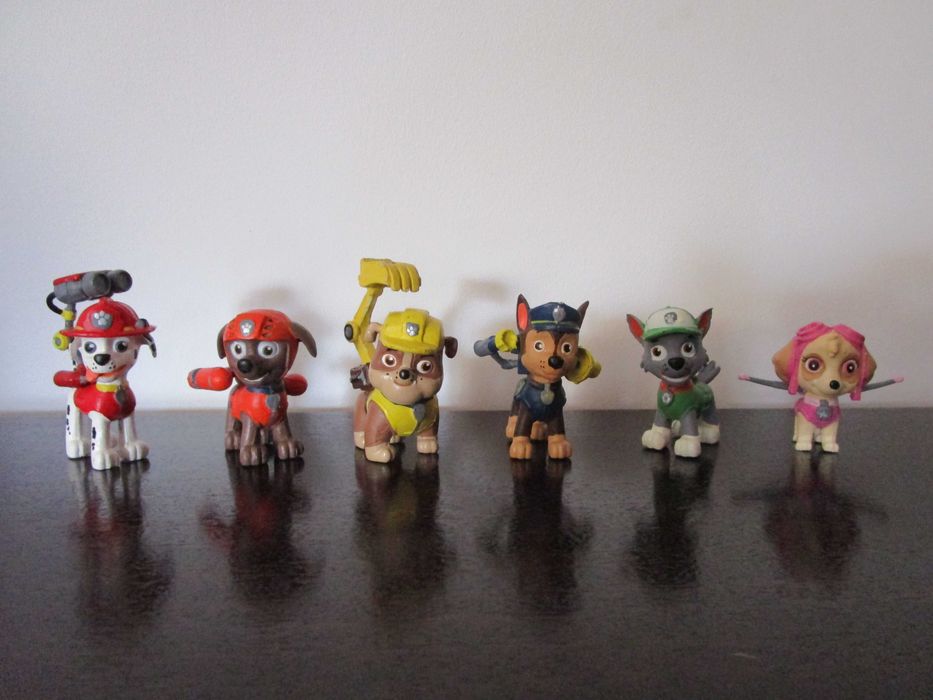 Conjunto de 6 a 10 Figuras / Toppers da Patrulha Pata da marca Comansi