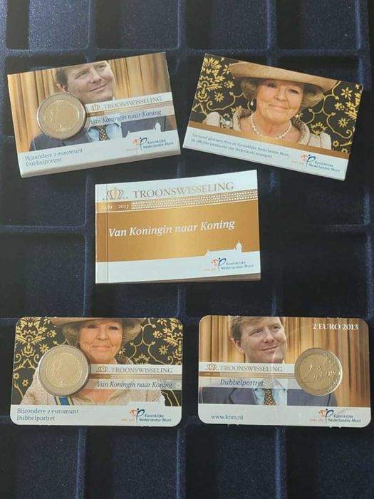 Países Baixos - Moeda 2 € - 2013 Coroação do Rei Willem-Alexander
