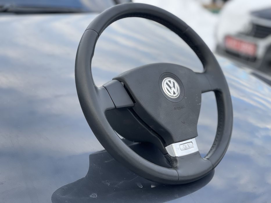 Руль кермо Golf 5 Touran Caddy Passat b6 Air Bag подушка три шпиці