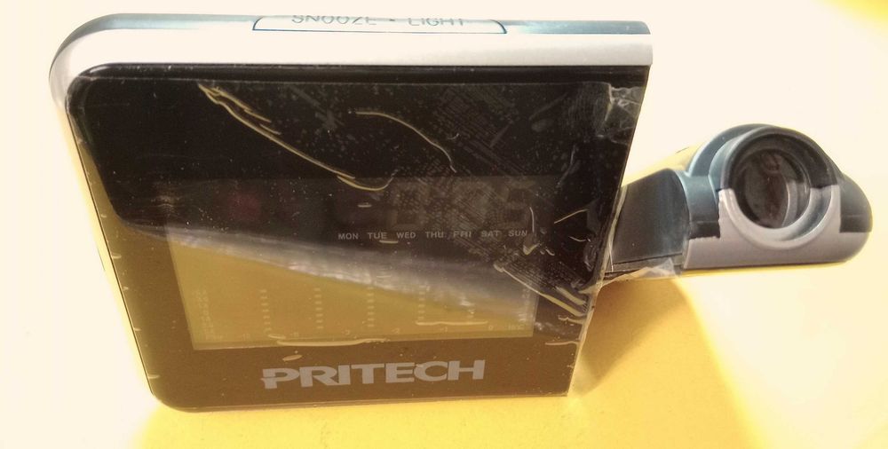 Estação meteorológica multifunções relógio teto digital