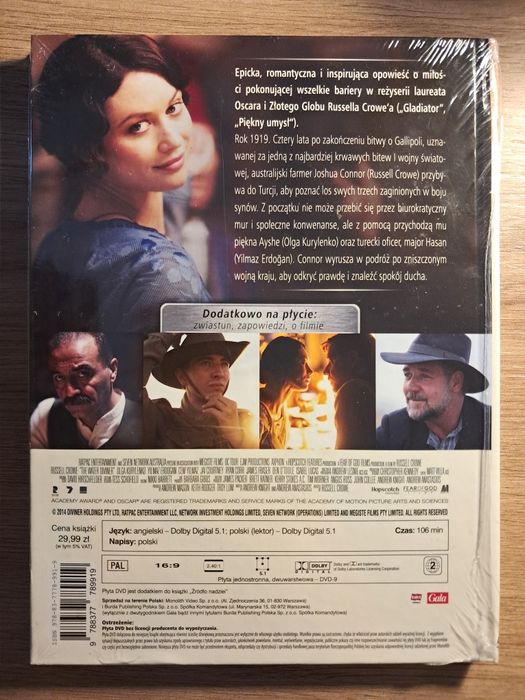 Źródło nadziei | Russell Crowe | folia | DVD