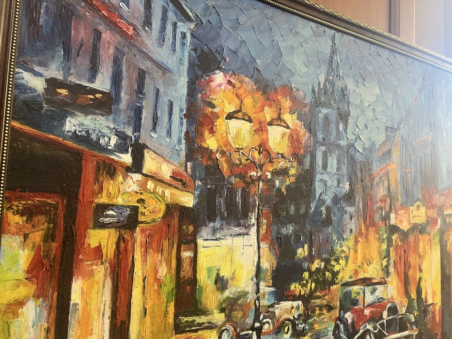 Картина маслом «Міський пейзаж»