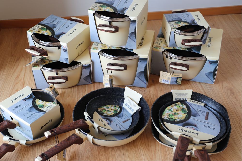 Conjunto Tachos, frigideiras Jomafe (Apolo)