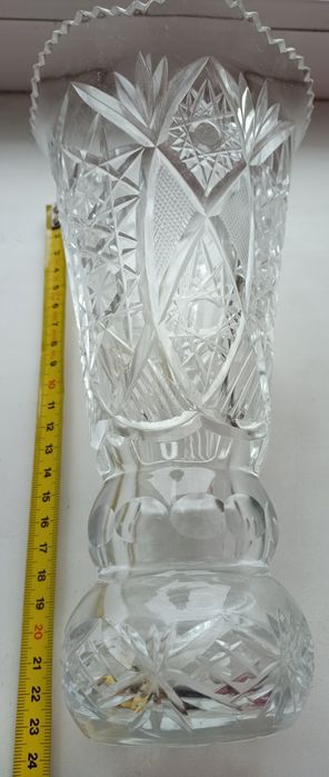 Кришталь. Ваза радянських часів 23см