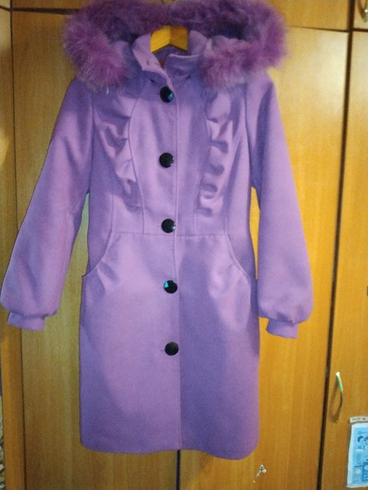 Женское зимнее пальто кашемир 46