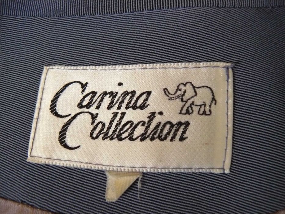 Carina kostium biznesowy komplet żakiet płaszczyk+ sukienka set 42 44