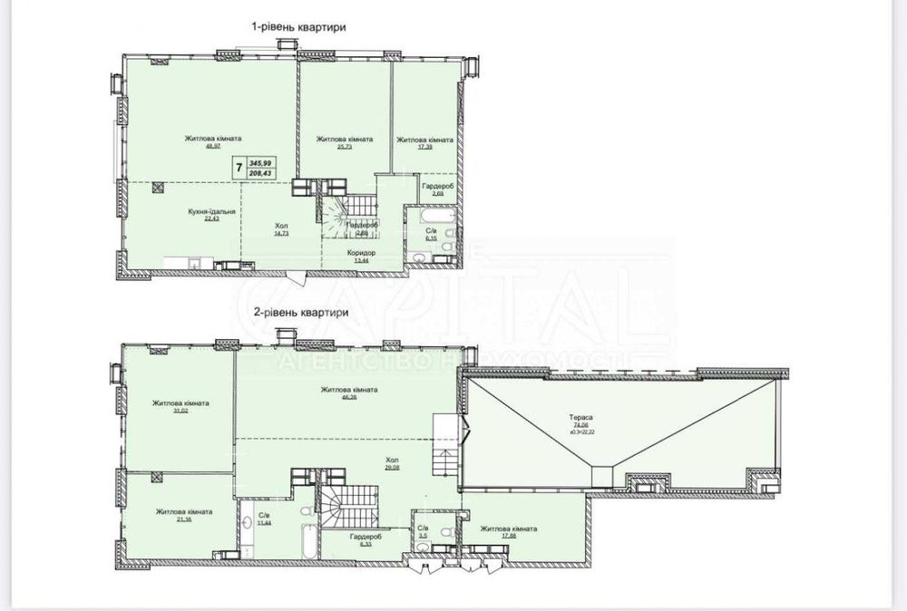 Багатокімнатна квартира за адресою бульвар Дружби Народів (площа 346 м²) - Atlanta.ua - фото 5