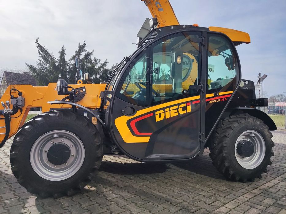 Dieci Mini Agri- APOLLO 26,6  Kompaktowa, silna ładowarka, kamera, amortyzacja, pływające widły