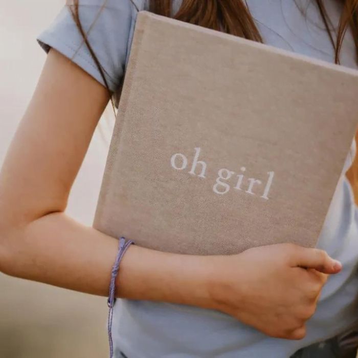 Pamiętnik dziewczynki oh girl Classic Linen - Mommy planner