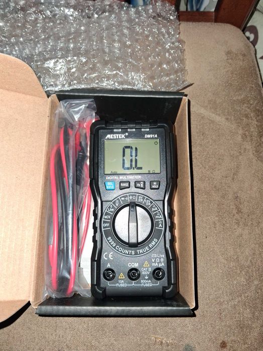 Осцилограф ZEEWEII DSO3D12, мультиметри Mestek DM100C та DM91А