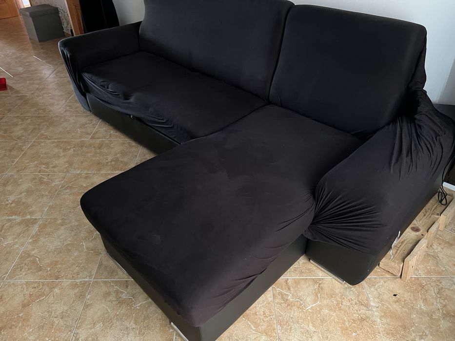 Sofa cama com chaise longue