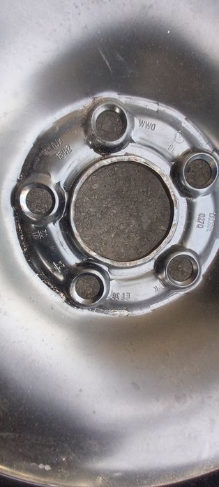 Комплект металічних дисків 5х100R15 VW, SKODA