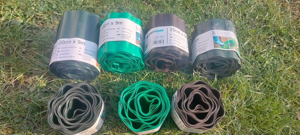 Cellfast obrzeże ogrodowe trawnikowe 20cm/9m 15cm/9m 10cm/9m 3 kolory